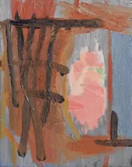 Screen by Paddy McCann, 1966, oil on linen, sold Sep 2016