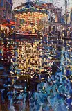 Late Evening After Rain, Montpellier by Arthur K. Maderson, oil on panel, sold Apr 2016