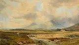 John Faulkner, Extensive Landscape with Harvest Scene