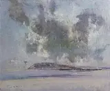Fred Cuming Ra British, Seascape, oil on board