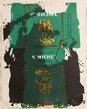 Robert Motherwell American, St. Michel III, 1979, original screenprint & lithograph,numbered 76 of 99