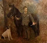 Leo Whelan, Portrait of Desmond Edmund Conor McGillycuddy (c.mid 1950's), oil on canvas