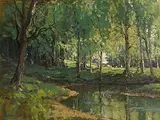 Early Summer, Silversprings, Co. Antrim by James Humbert Craig, oil on board, sold Apr 2016