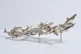 Colm J. Brennan, Moy Salmon, silver plated bronze - number 4 from an edition of 8