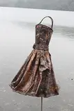 Vintage Dress by Helen Walsh, unique copper, offered Apr 2016