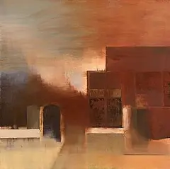 Tom Climent, Pavillion, oil & acrylic on canvas