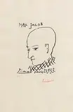 Pablo Picasso Spanish, Portrait of Max Jacob