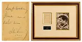 John F. Kennedy Amercian, Keep Working Diane - and We'll Win, John F. Kennedy, 1960, a rare & unusual autograph note signed & dated 1960 by John F. Kennedy