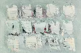 Grid by John Kingerlee, 2008, oil on board, sold Apr 2016
