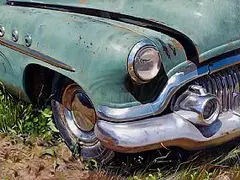 52 Buick Special by Mike Hamblin Amercian, oil on canvas, sold Apr 2016
