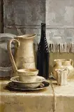 Mark O'Neill, Still Life - Jugs & Bottle, 2002, oil on board
