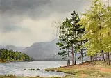West of Ireland Landscape by Frank Egginton, watercolour, sold Apr 2016