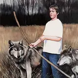Gerard M. Burns Scottish, The Young Hunter, oil on canvas