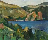 Peter Collis, Lough Dan, Co. Wicklow, oil on canvas
