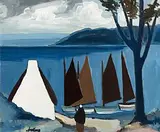 At the End of the Day by Markey Robinson, oil on board, sold Dec 2015