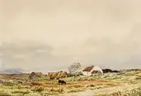 Connemara Cottage by Frank Egginton, watercolour, sold Dec 2015