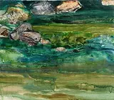 Barrie Cooke, Ugly River and Rocks