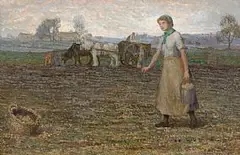 Stanley Royle, Potato Pickers, 1913, gouache and watercolour