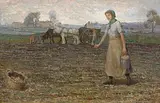 Stanley Royle, Potato Pickers, 1913, gouache and watercolour