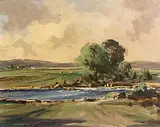 George Gillespie, River Derg, Co Tyrone, oil on board
