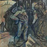 Mary Swanzy, Untitled, oil on panel