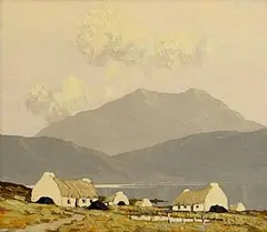 Paul Henry, Killary Bay, Connemara (1924-5), oil on board