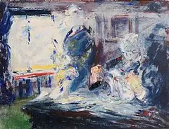 Jack Butler Yeats, Business, 1949, oil on canvas