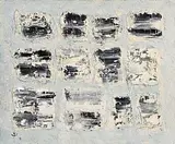 John Kingerlee, Grid, 2007, oil on board