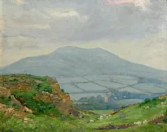 Michael Augustine Power O'Malley, Sheep Grazing, oil on canvas