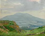Michael Augustine Power O'Malley, Sheep Grazing, oil on canvas