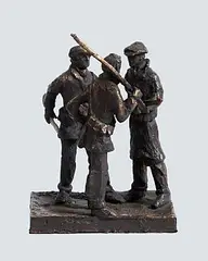 Hatching a Plan by Jarlath Daly, bronze - artist's copy, sold Dec 2015