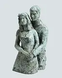 Elizabeth le Jeune, The Couple, unique bronze