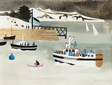 Baltimore, West Cork by Mary Fedden Ra British, 2001, watercolour, offered Dec 2015