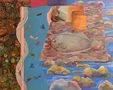 Stephen McKenna, Surreal Dream, 1967-68, oil on canvas