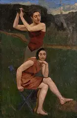 Colin Watson, The Pathway, oil on canvas