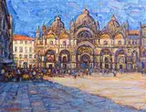 John Mackie, St. Marco, Venice, 2013, oil on canvas