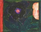 Dark Flower by William Crozier, oil on canvas, sold Dec 2015