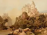 Thomas Shotter Boys British, Alpine Palace, watercolour