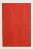 Robert Motherwell American, London Series I: Untitled (Red), 1971, original screenprint on JB Green mould-made double elephant paper edition 98/150