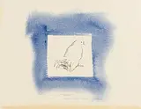 Pigeon Series by Louis le Brocquy, limited edition lithograph artist's trial proof signed & numbered 1/1, sold Sep 2015