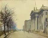 Thomas Ryan, Four Courts Dublin, oil on canvas