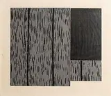 Sean Scully, Block, 1986, woodcut on okawara japan paper, signed & numbered 5/30