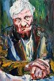 Liam O'Neill, Portrait of Francis Stuart, oil on canvas