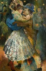 Daniel O'Neill, Old Time Dance, oil on board