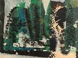 David Crone, Garden, 2009, mixed media on paper