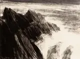 Donald Teskey, Galley Head Series VII (2003/05), charcoal on paper