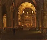 Thomas Ryan, Cathedral Valencia, oil on canvas