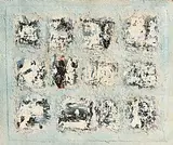 John Kingerlee, Kilcatherine Gridscape, 2005-2007, oil on board