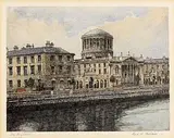 Flora Mitchell, The Four Courts, Dublin