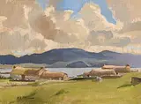 Dawros, Co Donegal by Kathleen Isabella Mackie, oil on canvas board, sold Sep 2015